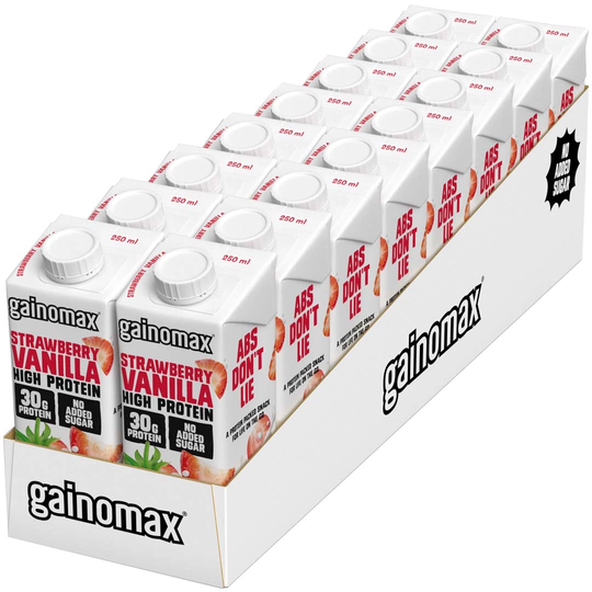 16 X Gainomax High Protein Drink Mix 250 Ml
