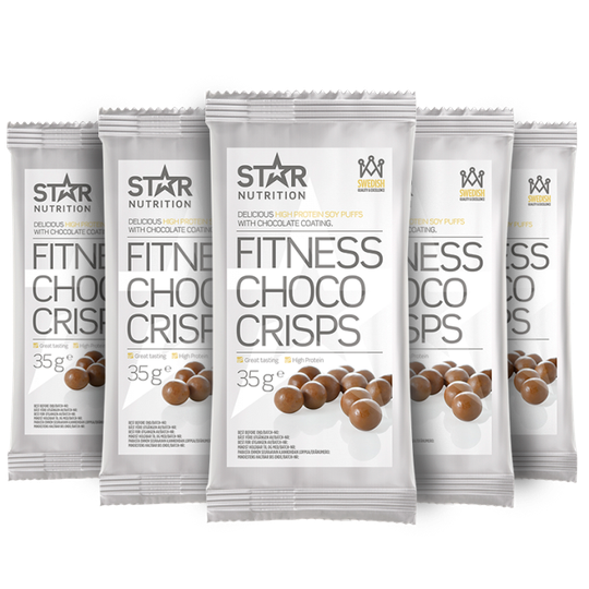 5 x Fitness Choco Crisps 35g