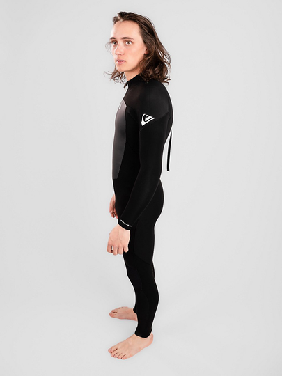 Quiksilver Prologue 4/3 Back Zip Wetsuit musta