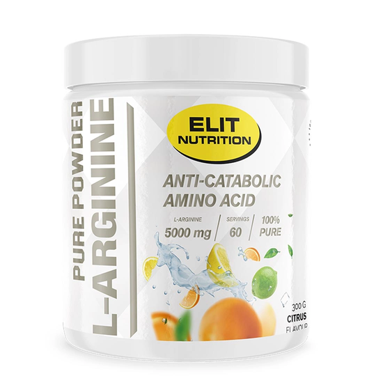 Elit Nutrition 100% L-arginine 300 G Citrus