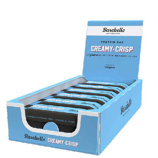 12 x Barebells Protein Bar, 55 g, Creamy Crisp
