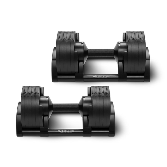 NÜO Nuobell 2-32 kg All Black (Pari), Käsipainot säädettävät