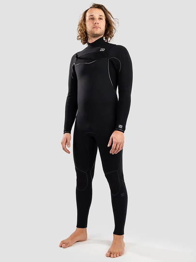 Billabong Furnace 5/4 Chest Zip Wetsuit musta
