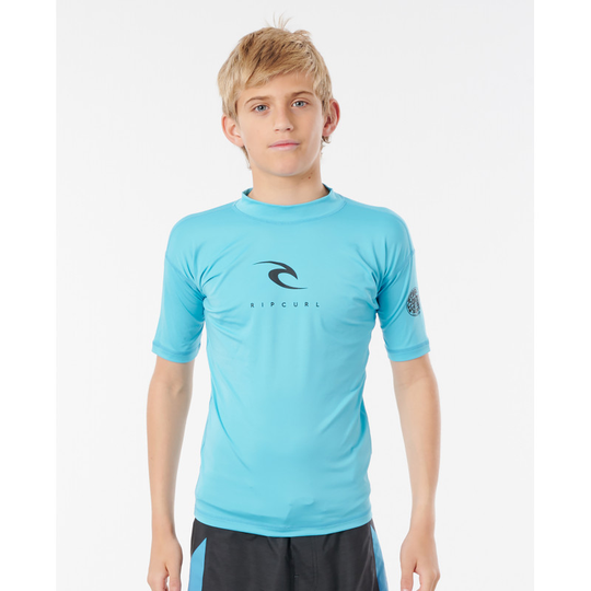 Rip Curl Boys Corp Short Sleeve UV - Lasten Sininen Uv T-paita