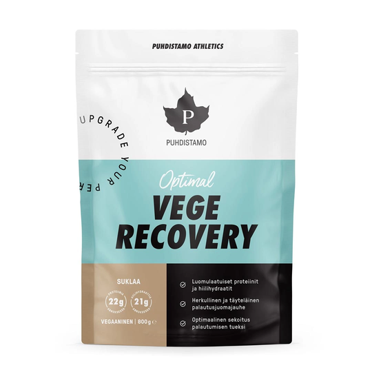 Puhdistamo Athletics Optimal Vege Recovery 800 G Suklaa