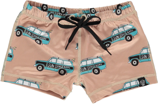 Beach & Bandits The Sunshine Gang Uimashortsit, Toasted Almond, S