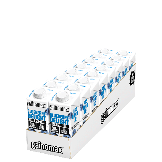 16 x High Protein Drink, 250 ml. Blueberry