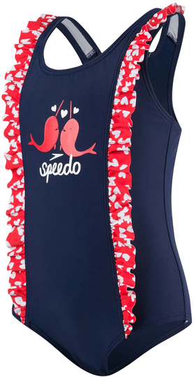 Speedo Spashmaster Frill Uimapuku, Navy/Red 86