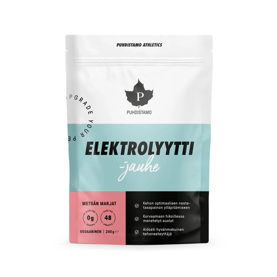 Puhdistamo Elektrolyyttijauhe 240 G Metsän Marjat