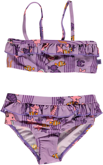 Småfolk Meri UV50+ Bikinit, Viola 1-2år