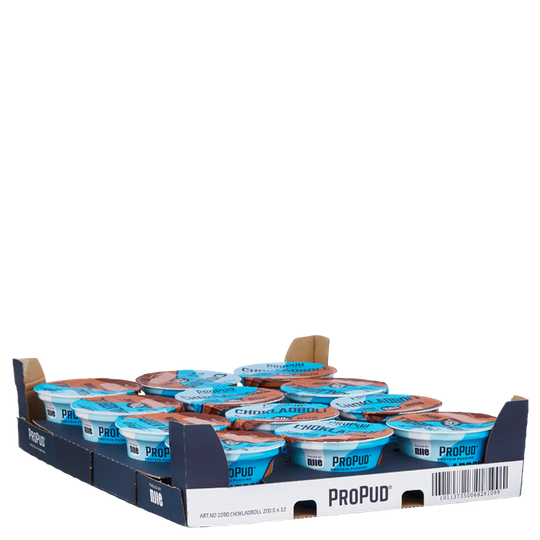 12 x ProPud, 200 g, Chokladboll