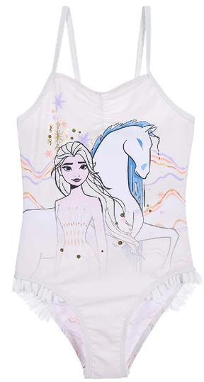 Disney Frozen Uimapuku, Beige, 8 vuotta
