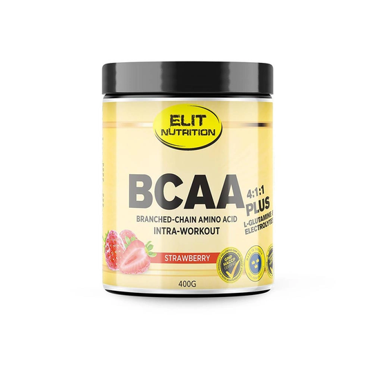 Elit Nutrition Bcaa 4:1:1 + L-glutamine 400 G Strawberry