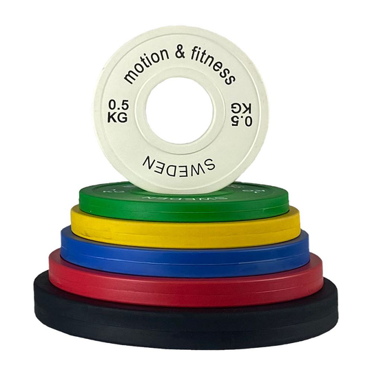 Motion & Fitness PRO Fractional Plate, Levypainot Kumipäällyste