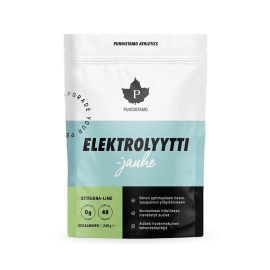 Puhdistamo Elektrolyyttijauhe 240 G Sitruuna Lime