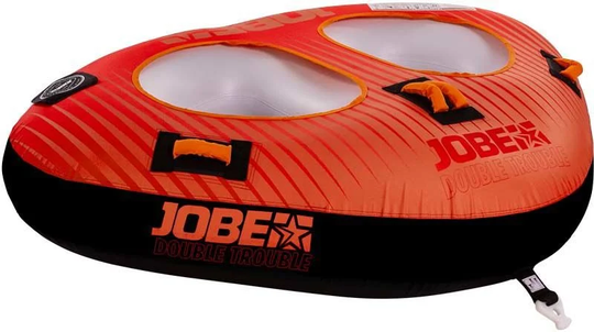 JOBE Double Trouble Towable Funtube Vesilelu 2 Henkilölle, Punainen