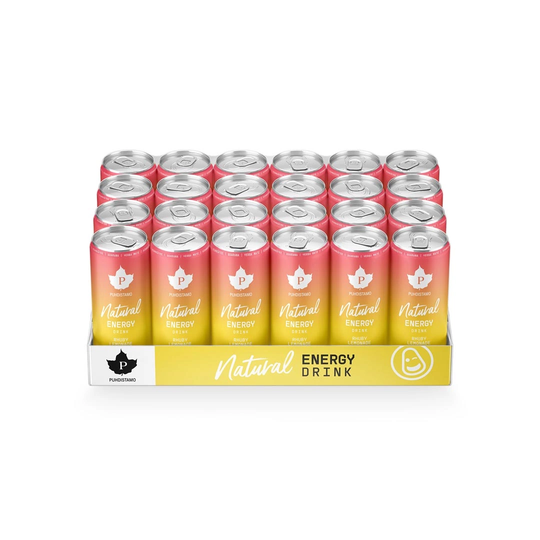 24 X Puhdistamo Natural Energy Drink 330 Ml Rhuby Lemonade