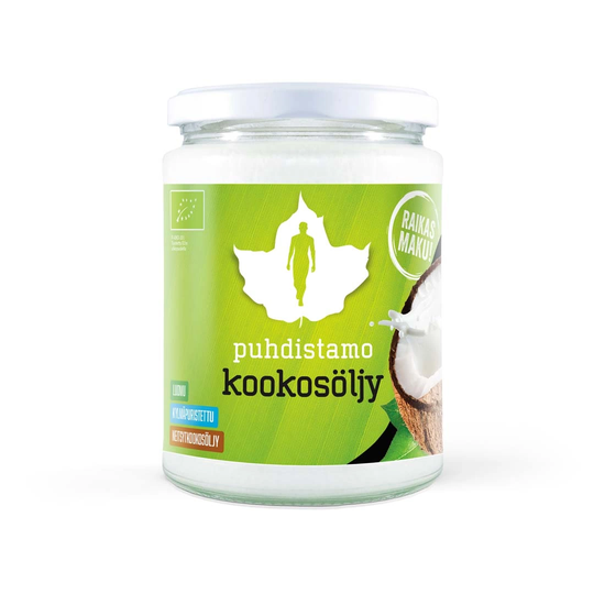 Puhdistamo Luomu Kookosöljy 500 Ml