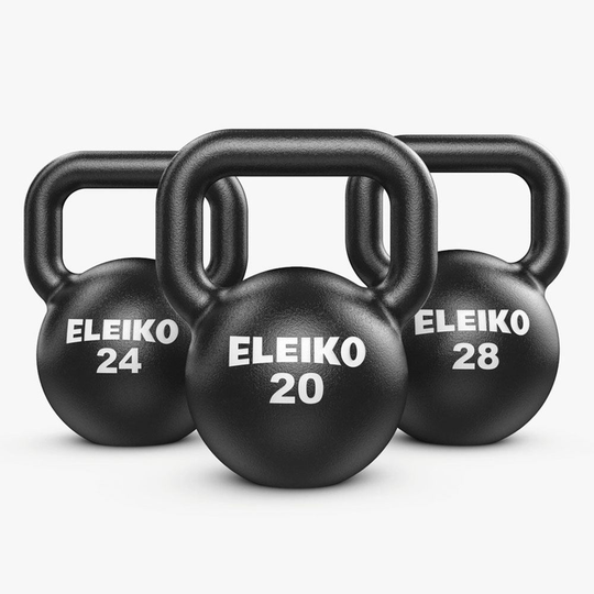 Eleiko Kettlebell Training Set 20-24-28 kg, Kettlebells paketit