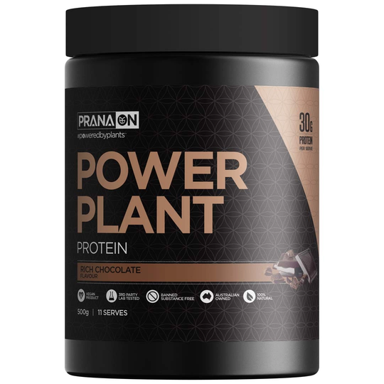 Pranaon Power Plant Protein 500 G Rich Chocolate