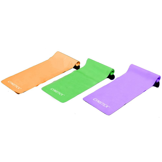 Gymstick Vastuskuminauha Exercise Bands 3-pak, Powerband & Mini Band