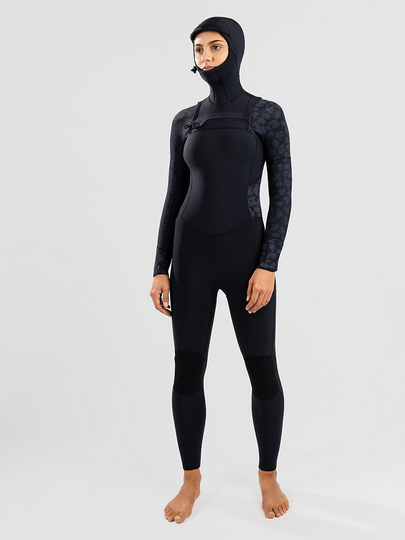 Roxy 5/4/3 Swell S Hooded FZ Gbs Wetsuit musta