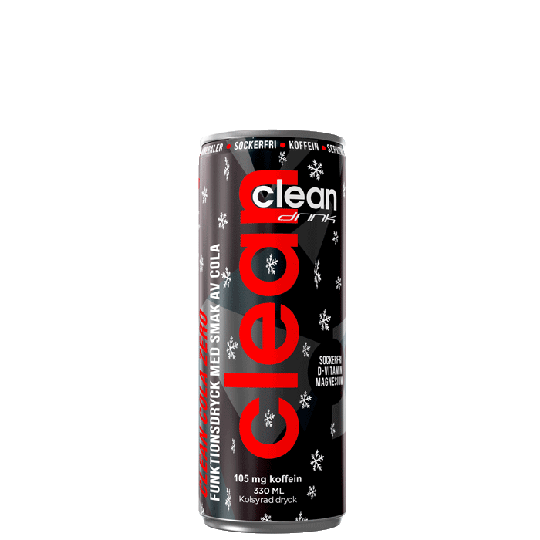 Clean Drink, 330 ml, Cola Zero, Finland
