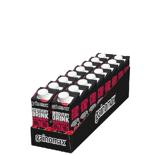 16 x Gainomax Recovery, 250 ml, Raspberry
