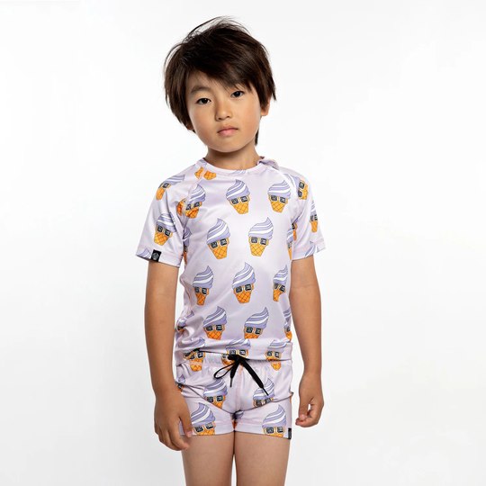 Beach & Bandits Stay Cool Uimashortsit, Lavender, S