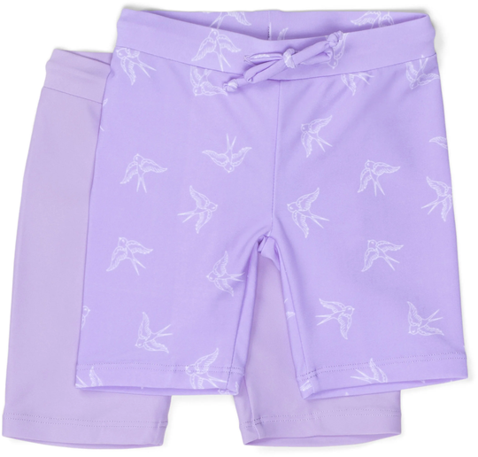 Petite Chérie Atelier Azura Uimashortsit 2-pack, Lavender 74-80