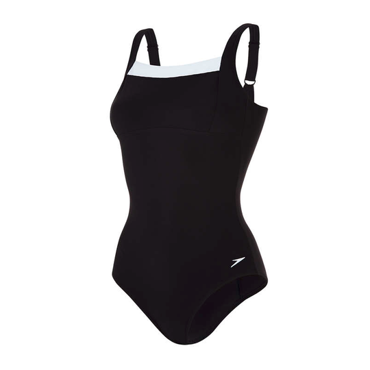 Speedo Contour Renew naisten uimapuku musta/valkoinen