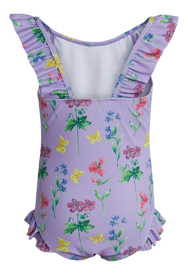 Petite Chérie Maja Uimapuku, Purple Flower, 74-80