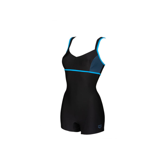 Arena Venus Naisten lahkeellinen uimapuku, Black, Shark,Turquoise