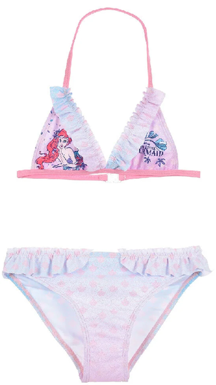 Disney Prinsessat Bikinit Ariel, Vaaleanpunainen, 3 vuotta