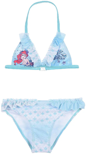 Disney Prinsessat Bikinit Ariel, Turkoosi, 3 vuotta