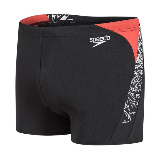 Speedo Boom Splice Aquashort musta, punainen, koko 38