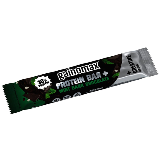 Gainomax Protein Bar + Value 60 G Dark Chocolate Mint Creatine