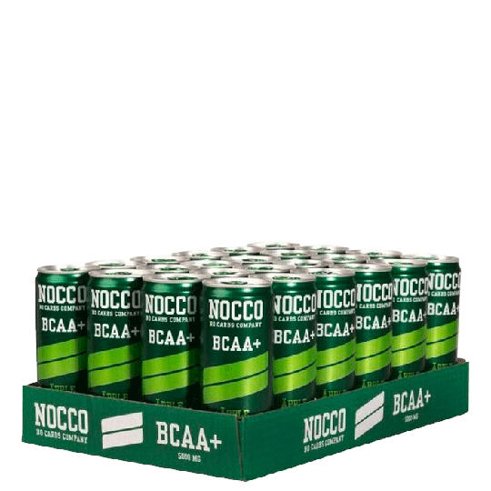 24 x NOCCO BCAA, 330 ml, Äpple FI