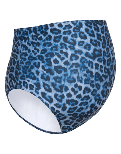 Saltabad Äitiysbikinihousut, Sininen/Valkoinen Leo, 36
