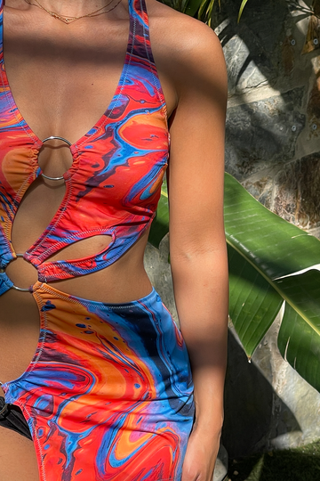 NA-KD Swimwear Minimekko - Multicolor