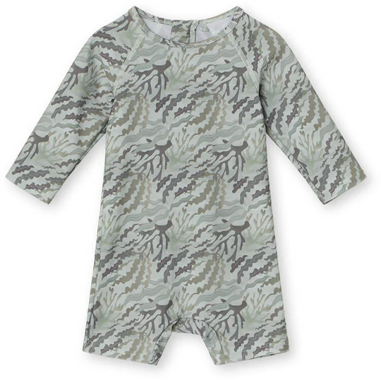 Mini A Ture Goldie Uimapuku, Sea Weed Camo, 74-80
