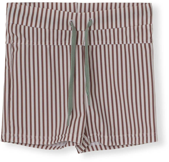Mini A Ture Gerryan Uimahousut, Acorn Brown Stripes, 86-92