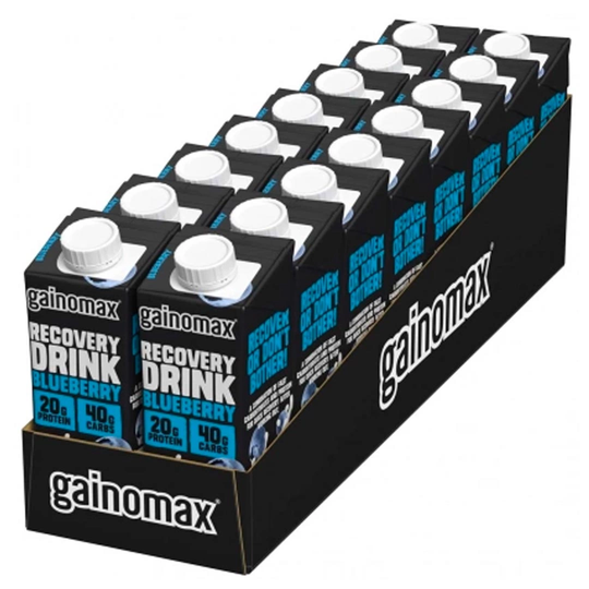16 X Gainomax Recovery 250 Ml Blueberry