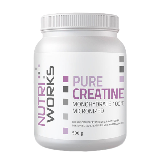 Pure Creatine monohydrate 100%, 500 g, Natural